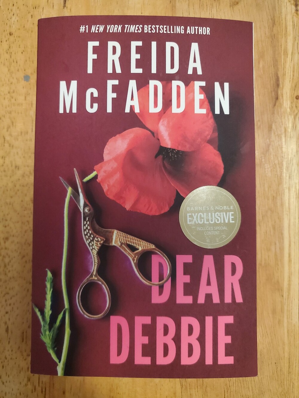 Freida McFadden "Dear Debbie" Paperback Book